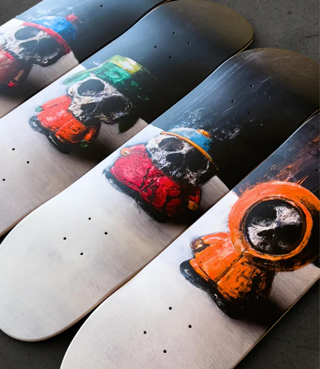 Deck De Skateboard Zero Burman Gremlins 8,25 - Medium Concave - Bois D'érable Canadien - Neuf