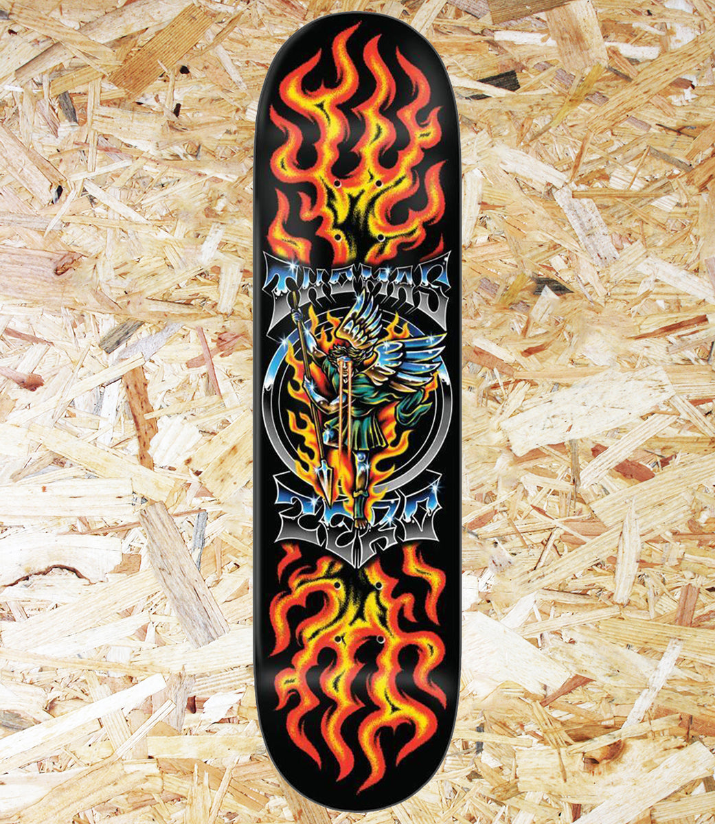 Planche De Skate Zero Skateboards Jamie Thomas Chrome Series 8.25" - Orange, Neuve
