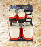 187 Killer Pads Jr. Six Pack Set Lizzie - OSFA JNR - Orange / Cream. Level Skateboards, Brighton, Local Skate Shop, Independent, Skater owned and run, south coast, Level Skate Park.