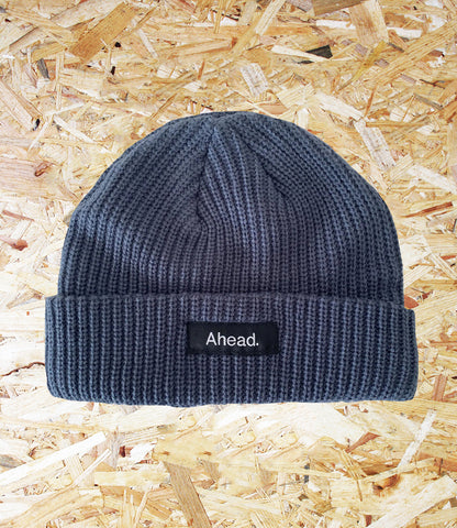 Ahead Trademark Fisherman Beanie - Petrol. Level Skateboards, Brighton, Local Skate Shop, Independent, Skater owned and run, south coast, Level Skate Park.