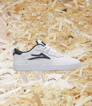 lakai, Cambridge, White, Navy, Leather, Skate Shoes. Level Skateboards, Brighton, Local Skate Shop, Independent, Skater owned and run, south coast, Level Skate Park.