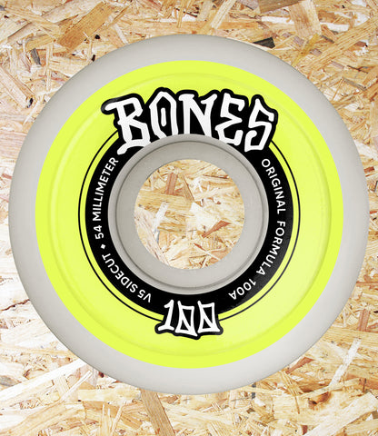 BONES, OG, Formula, Sidecut, 54mm, 100A, Wheels, Level Skateboards, Brighton, Local Skate Shop, Independent, Skater owned and run, south coast, Level Skate Park.