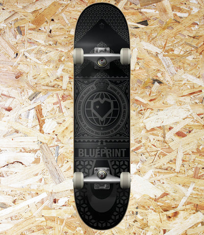 BluePrint, Home Heart, Complete, 8.25", Black, Black, Level Skateboards, Brighton, Local Skate Shop, Independent, Skater owned and run, south coast, Level Skate Park.