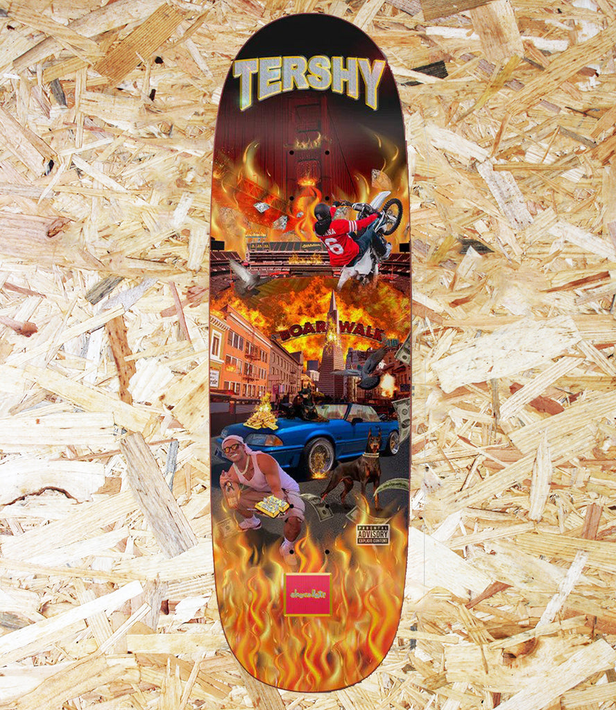 Chocolate Tershy Block Is Hot 'COUCH' Deck Level Skateboards