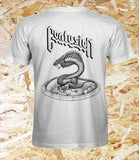 Confusion Magazine, "Snake Pit", T-Shirt, White, Level Skateboards, Brighton, Local Skate Shop, Independent, Skater owned and run, south coast, Level Skate Park.