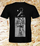 Confusion magazine, Dystopia, 2025, t-shirt, Black, Level Skateboards, Brighton, Local Skate Shop, Independent, Skater owned and run, south coast, Level Skate Park.