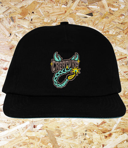 Creature, Cap, Deadly, Sands, Black, Level Skateboards, Brighton, Local Skate Shop, Independent, Skater owned and run, south coast, Level Skate Park.