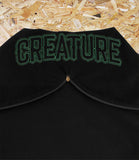 Creature Drop Out Varsity Jacket - Black, Level Skateboards, Brighton, Local Skate Shop, Independent, Skater owned and run, south coast, Level Skate Park.