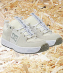 DC Lynx OG Skate Shoes - White / Grey, Level Skateboards, Brighton, Local Skate Shop, Independent, Skater owned and run, south coast, Level Skate Park.