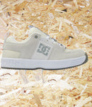 DC Lynx OG Skate Shoes - White / Grey, Level Skateboards, Brighton, Local Skate Shop, Independent, Skater owned and run, south coast, Level Skate Park.