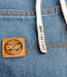DGK, Muni Denim, Jeans, Washed, Indigo, Level Skateboards, Brighton, Local Skate Shop, Independent, Skater owned and run, south coast, Level Skate Park.