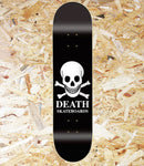 Death, Skateboards, OG, Black, Skull, Deck, 8.75″, Black, Level Skateboards, Brighton, Local Skate Shop, Independent, Skater owned and run, South coast, Level Skate Park.