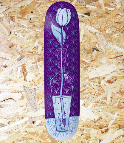 Drawing Boards, A Wabi-Sabi, Series, Nature's, Paintbrush, Deck, 8.5, Level Skateboards, Brighton, Local Skate Shop, Independent, Skater owned and run, south coast, Level Skate Park.