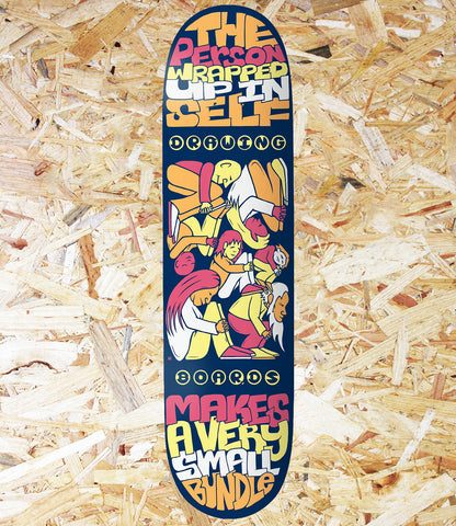 Drawing Boards, A Wabi-Sabi, Series, Deck, Blue, 8.25, Level Skateboards, Brighton, Local Skate Shop, Independent, Skater owned and run, south coast, Level Skate Park.