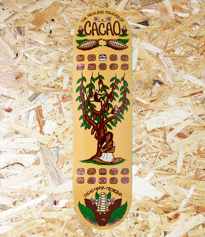 Drawing Boards, Healing Series, Cacao, Deck, 8.5, Level Skateboards, Brighton, Local Skate Shop, Independent, Skater owned and run, south coast, Level Skate Park.