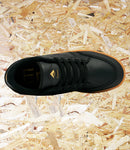 Emerica, Heretic, Skate Shoes, Black,  Level Skateboards, Brighton, Local Skate Shop, Independent, Skater owned and run, south coast, Level Skate Park.