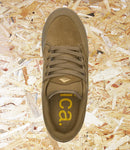 Emerica Heritic Skate Shoes - Brown / Gum Early-2000s classic reborn – the Heritic returns with TPR toe cap, full cupsole support, and arch comfort. Level Skateboards, Brighton, Local Skate Shop, Independent, Skater owned and run, south coast, Level Skate Park.
