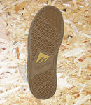 Emerica Heritic Skate Shoes - Brown / Gum Early-2000s classic reborn – the Heritic returns with TPR toe cap, full cupsole support, and arch comfort. Level Skateboards, Brighton, Local Skate Shop, Independent, Skater owned and run, south coast, Level Skate Park.