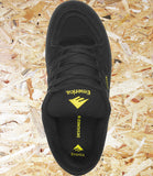 Emerica, Mute, Shoes, Black, Yellow, Level Skateboards, Brighton, Local Skate Shop, Independent, Skater owned and run, south coast, Level Skate Park.