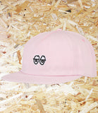 Krooked, Eyes, Cap, Snapback, Cap, Pink, Level Skateboards, Brighton, Local Skate Shop, Independent, Skater owned and run, south coast, Level Skate Park.