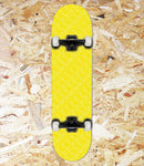 Fracture Skateboards, All Over Comic, Yellow, Complete, 7.75". Level Skateboards, Brighton, Local Skate Shop, Independent, Skater owned and run, south coast, Level Skate Park.