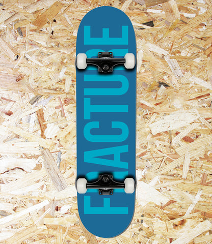 Fracture, Fade, Blue, Teal, Complete, 8.25, Level Skateboards, Brighton, Local Skate Shop, Independent, Skater owned and run, south coast, Level Skate Park.