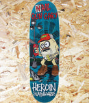 Heroin, Nail Gun Gary, Deck, 9.75", Teal, Level Skateboards, Brighton, Local Skate Shop, Independent, Skater owned and run, south coast, Level Skate Park.
