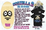 Heroin Skateboards, Eggzilla 2, Skateboard, Deck, 14.25", Yellow, Level Skateboards, Brighton, Local Skate Shop, Independent, Skater owned and run, south coast, Level Skate Park.