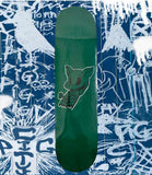 Pig City, Hungry, Pig, Deck, Green, Level Skateboards, Brighton, Local Skate Shop, Independent, Skater owned and run, south coast, Level Skate Park.