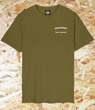 Independent, Anytime Anywhere Chain, T-Shirt, Olive, Level Skateboards, Brighton, Local Skate Shop, Independent, Skater owned and run, south coast, Level Skate Park.