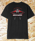 Independent, Keys To The City, T-Shirt, Black, medium, Level Skateboards, Brighton, Local Skate Shop, Independent, Skater owned and run, south coast, Level Skate Park.