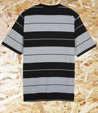 Independent, Osage, Striped, T-Shirt, Grey, Black, Small, Level Skateboards, Brighton, Local Skate Shop, Independent, Skater owned and run, south coast, Level Skate Park.