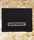Independent Velcro Bar Logo Wallet - Black, Level Skateboards, Brighton, Local Skate Shop, Independent, Skater owned and run, south coast, Level Skate Park.