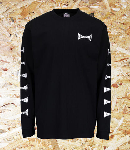 Independent, Span, Longsleeve, T-Shirt, Black, Level Skateboards, Brighton, Local Skate Shop, Independent, Skater owned and run, south coast, Level Skate Park.