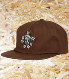 Krooked, Sweatpants, Redux, Snapback, Cap, Brown, Level Skateboards, Brighton, Local Skate Shop, Independent, Skater owned and run, south coast, Level Skate Park.