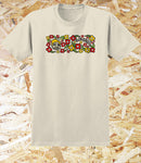 Krooked, T-Shirt, Sweatpants, Natural, Multi Color, Print, Level Skateboards, Brighton, Local Skate Shop, Independent, Skater owned and run, south coast, Level Skate Park.