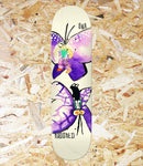 Krooked, Una, Butterflies, Deck, 8.28, Level Skateboards, Brighton, Local Skate Shop, Independent, Skater owned and run, south coast, Level Skate Park