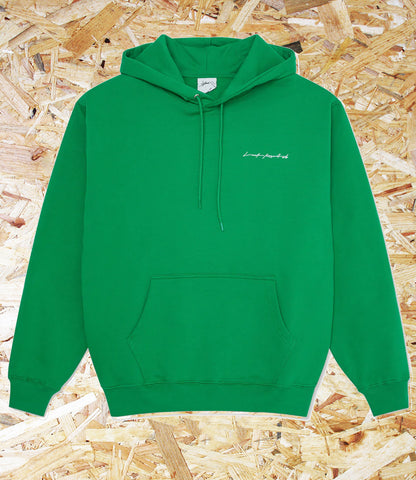 Last Resort AB x Julian Smith, Heads Hoodie, Kelly Green and White, Level Skateboards, Brighton, Local Skate Shop, Independent, Skater owned and run, south coast, Level Skate Park.