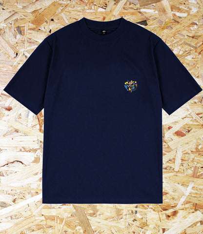 Magenta, 15 Years, T-Shirt, Navy Blue, Level Skateboards, Brighton, Local Skate Shop, Independent, Skater owned and run, south coast, Level Skate Park.
