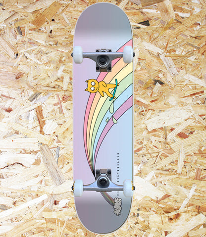 Meow, Over The Rainbow, Complete, 7.5, Level Skateboards, Brighton, Local Skate Shop, Independent, Skater owned and run, south coast, Level Skate Park.