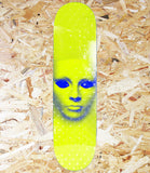 Opera, Face, EX7, Deck, Yellow, Holographic, 8.5, Level Skateboards, Brighton, Local Skate Shop, Independent, Skater owned and run, south coast, Level Skate Park.