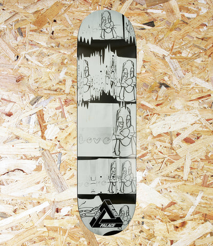 Palace Skateboards, Rory Milanes, Pro, S35, Skateboard, Deck,  8.06'', Black, White, Level Skateboards, Brighton, Local Skate Shop, Independent, Skater owned and run, south coast, Level Skate Park.