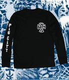 Pig City, Long, Sleeve, T shirt, Level Skateboards, Brighton, Local Skate Shop, Independent, Skater owned and run, south coast, Level Skate Park.