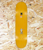 Polar Skate Co, Oskar Rozenberg, Rock & Roll, Skateboard, Deck,  8.625",  Yellow, Level Skateboards, Brighton, Local Skate Shop, Independent, Skater owned and run, South coast, Level Skate Park.