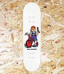 Polar Skate Co, Oskar Rozenberg, Tricycle, Skateboard, Deck, 8.25", White, Level Skateboards, Brighton, Local Skate Shop, Independent, Skater owned and run, South coast, Level Skate Park.