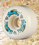 Powell Peralta, Dragon Formula, Wheels, Nano Rat, 54mm x 39mm, 97A, AA2, Off White/Blue, Level Skateboards, Brighton, Local Skate Shop, Independent, Skater owned and run, south coast, Level Skate Park.