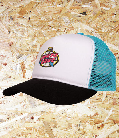 Santa Cruz, Grabke Clock, Dot, Meshback, Cap, Level Skateboards, Brighton, Local Skate Shop, Independent, Skater owned and run, south coast, Level Skate Park.