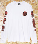 Santa Cruz, Rob, Evolution, Long, Sleeve, T-Shirt, White, Level Skateboards, Brighton, Local Skate Shop, Independent, Skater owned and run, south coast, Level Skate Park.