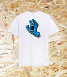 Santa Cruz, Screaming Hand, T-Shirt,  White, Level Skateboards, Brighton, Local Skate Shop, Independent, Skater owned and run, south coast, Level Skate Park.