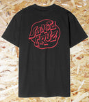 Santa Cruz, Fever, Dream, Mono, Dot, T‑Shirt, Black, Level Skateboards, Brighton, Local Skate Shop, Independent, Skater owned and run, south coast, Level Skate Park.
